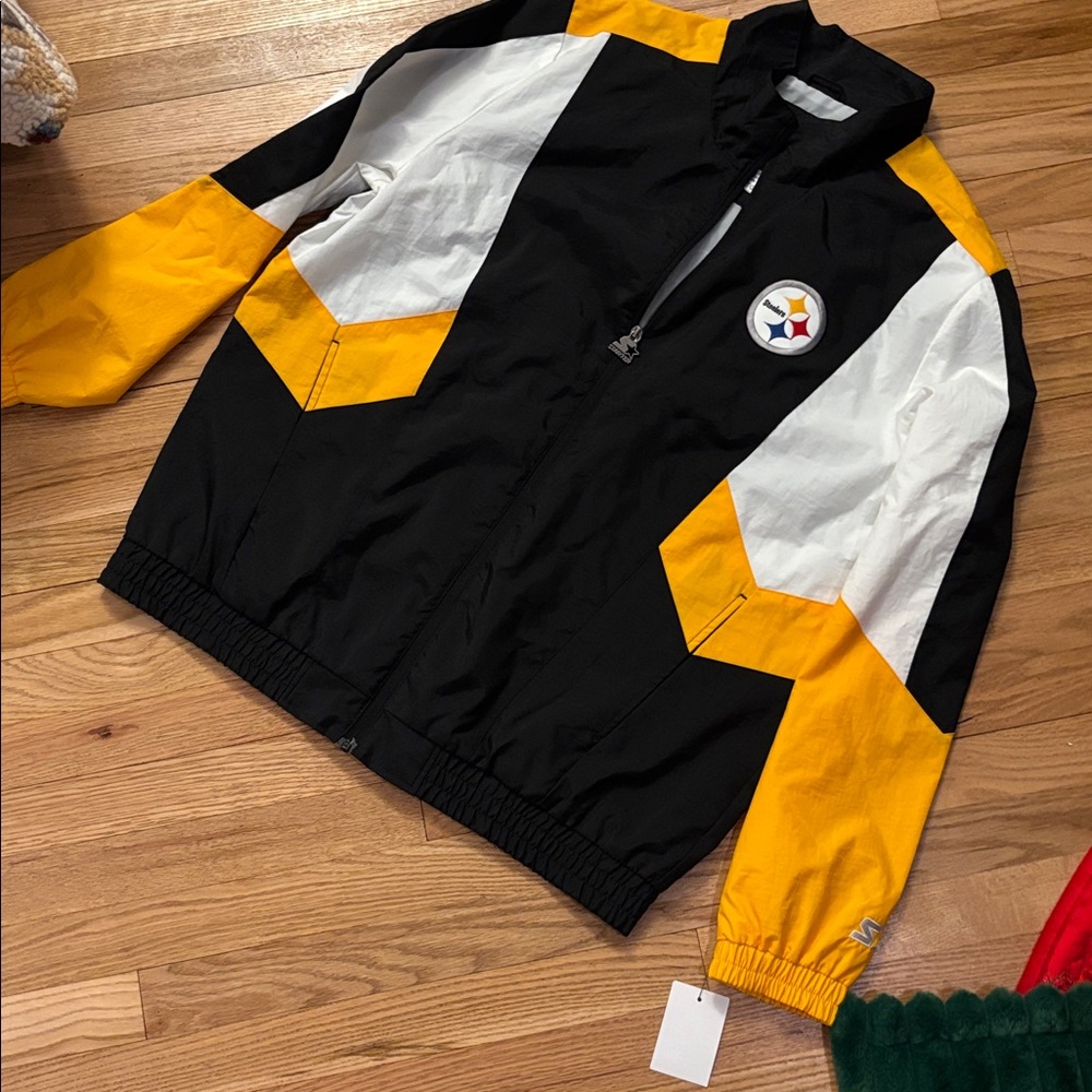 Pittsburgh Steelers Jacket Mens XL Starter, new with tags - Picture 2 of 8